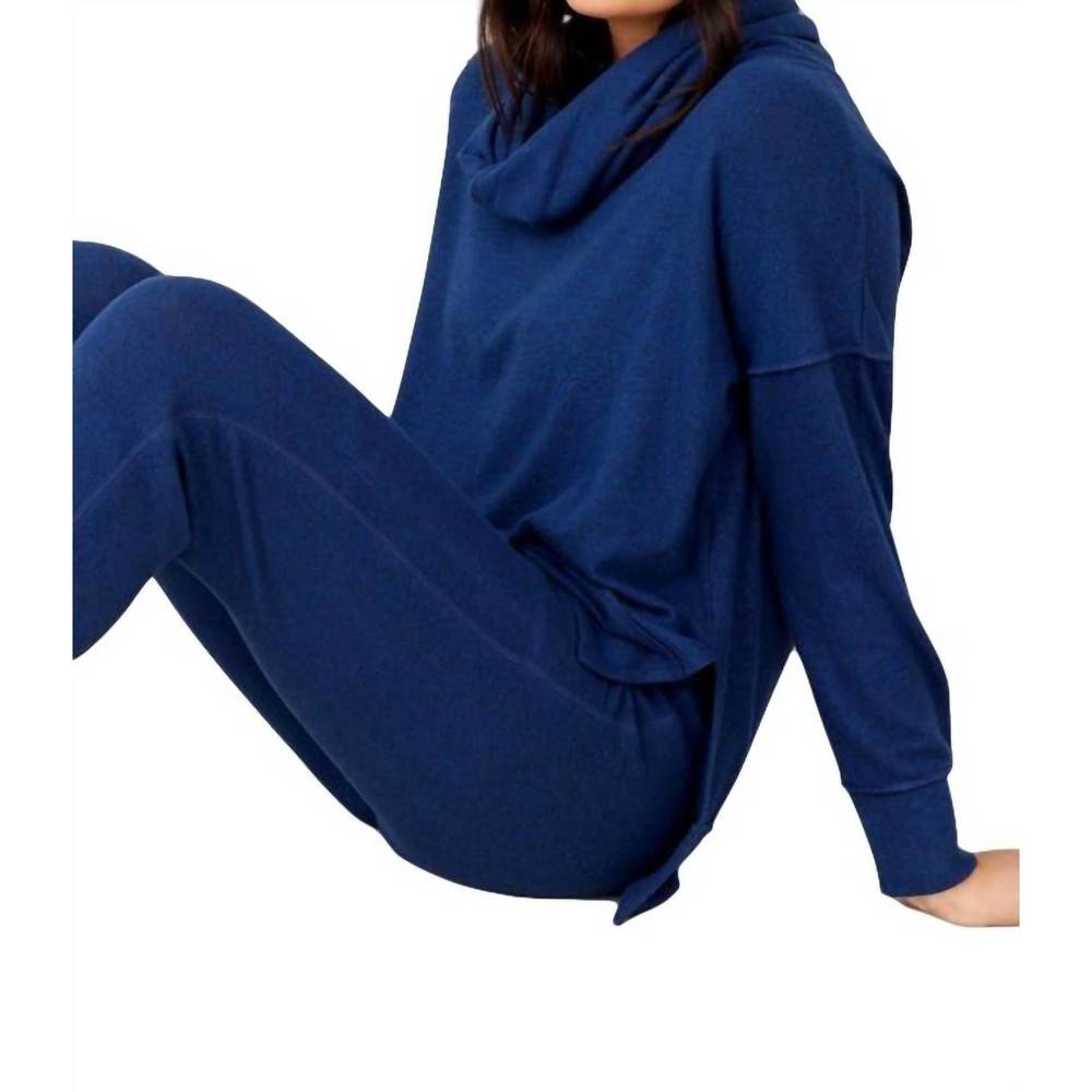 NEW FRENCH KYSS cowl poncho in cadet